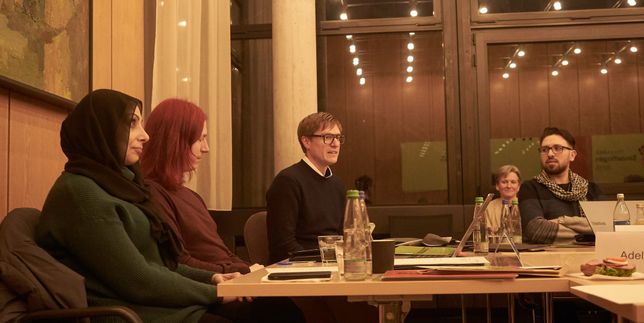 OB Markus Kleemann Bildmitte bei seinem Grußwort zur ersten Sitzung des VTD-Rats.